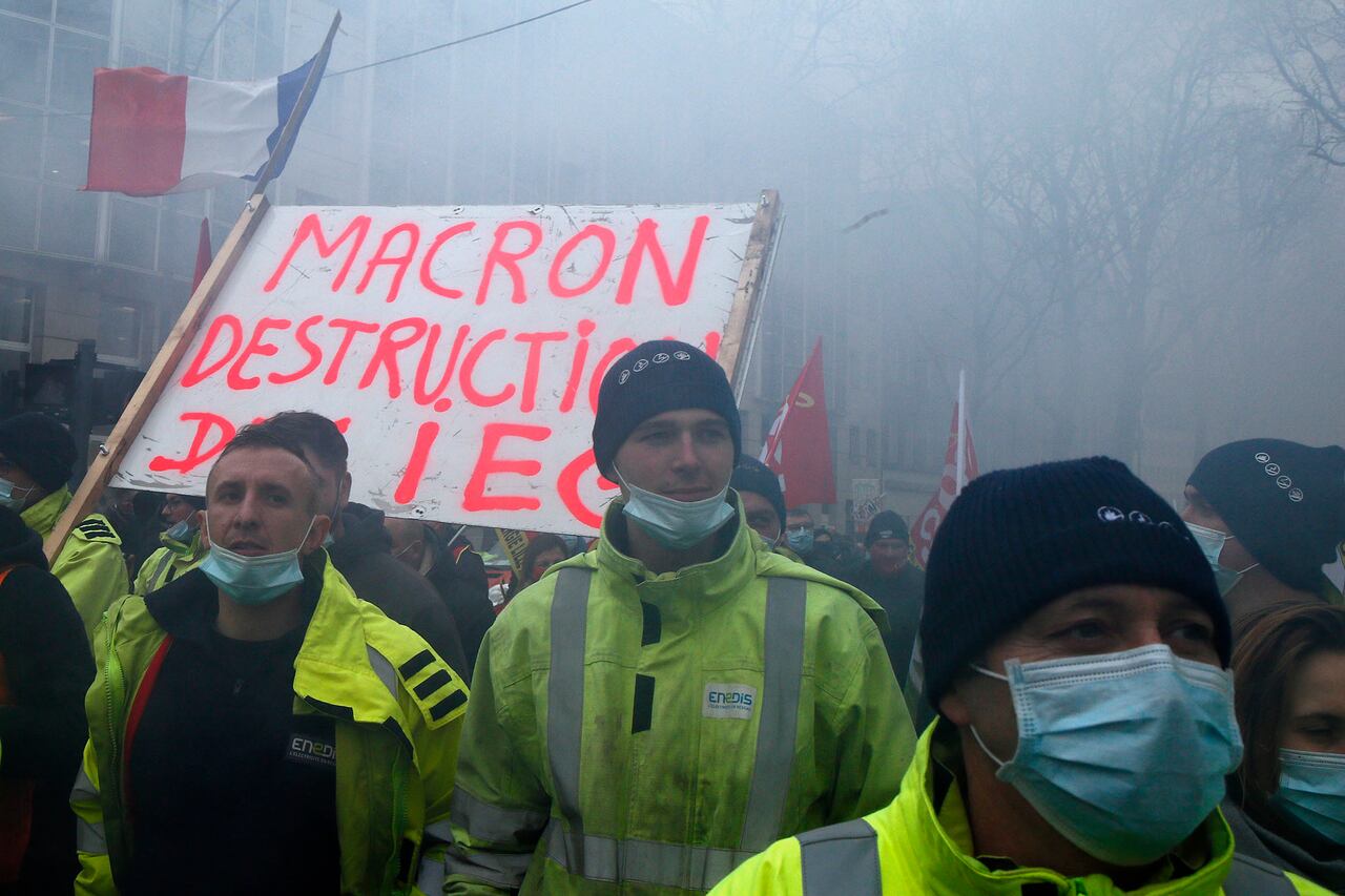 Protestas en París.