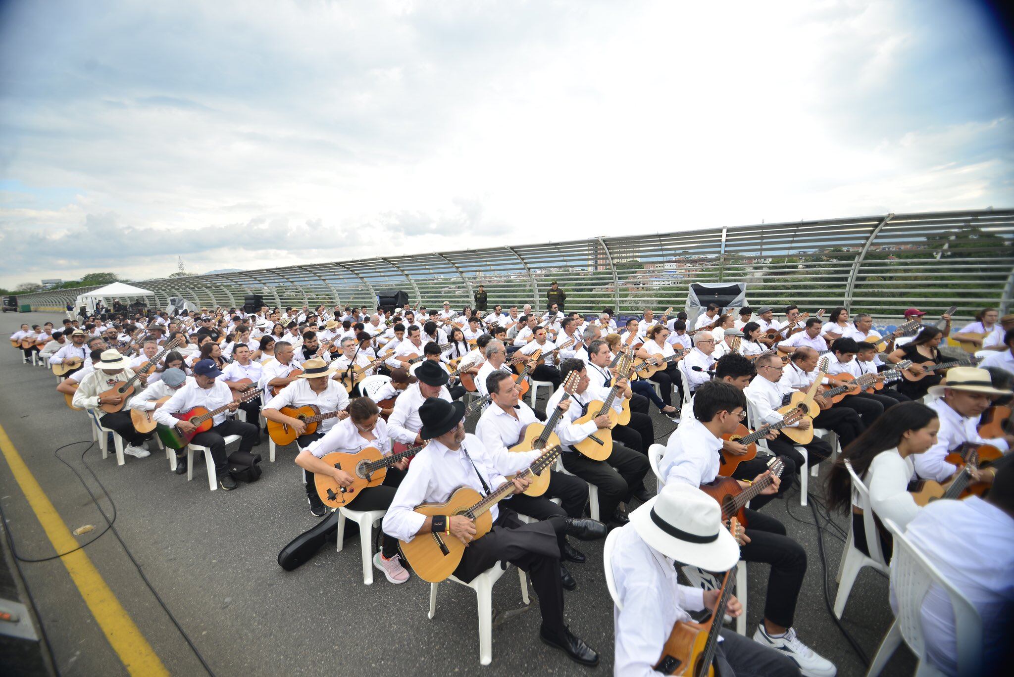 Triplistas en Feria Bonita de Bucaramanga.