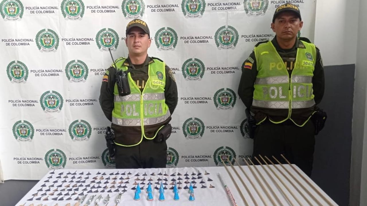 Las autoridades en Cali incautaron más de 6 mil elementos pirotécnicos durante la Noche de Velitas.
