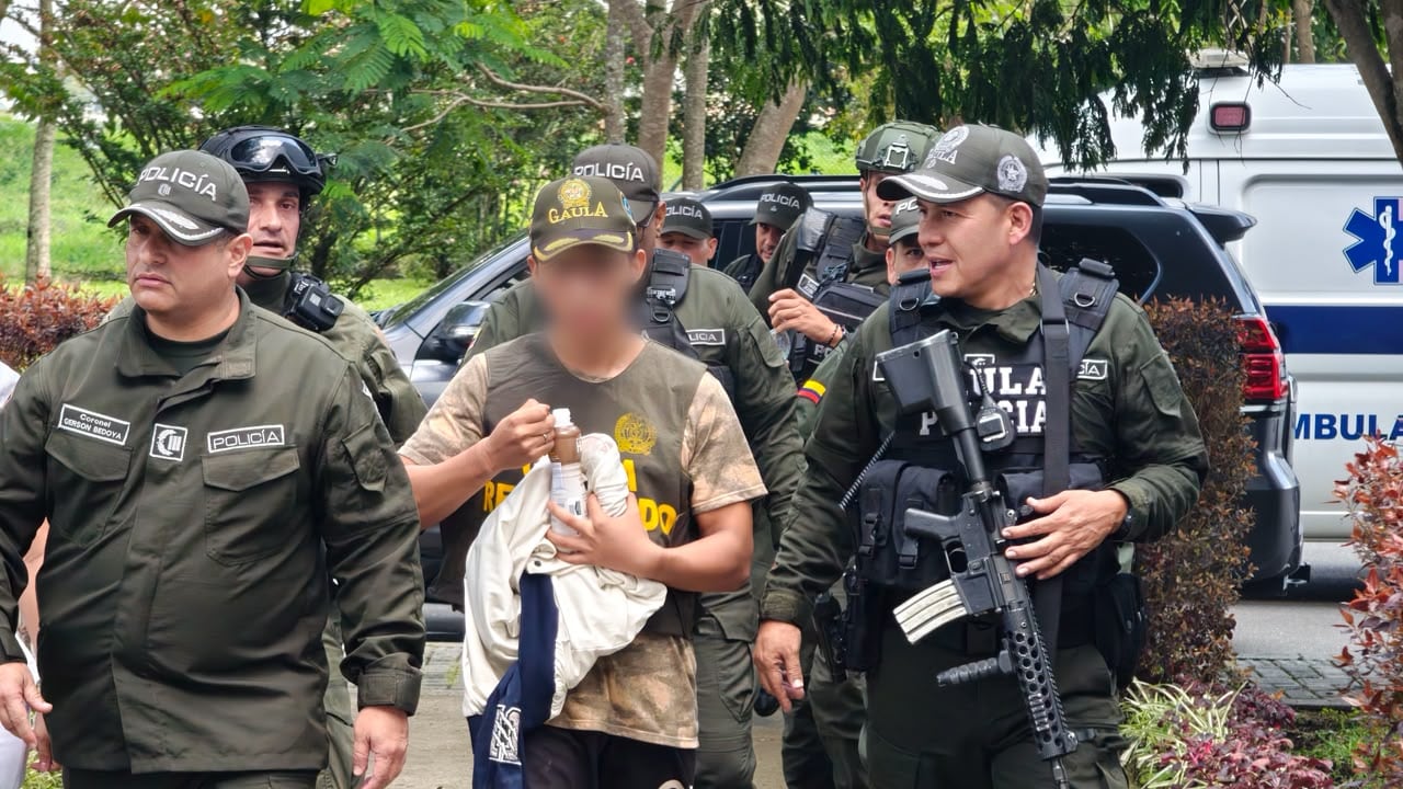 Menor de 16 años, rescatado tras 20 días de secuestro en El Tambo, Cauca.