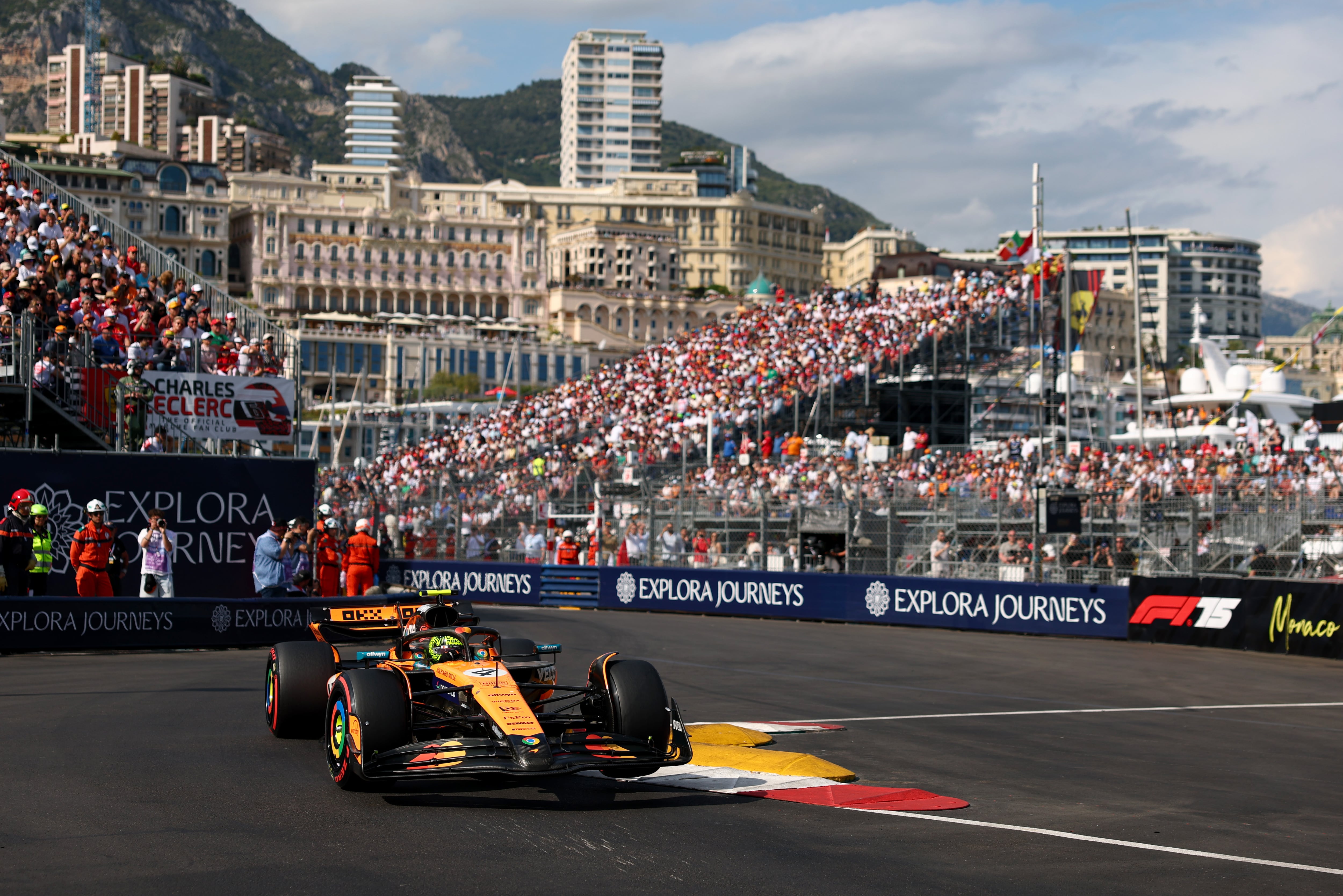 Lando Norris fue apabullante con McLaren en el trazado de Mónaco