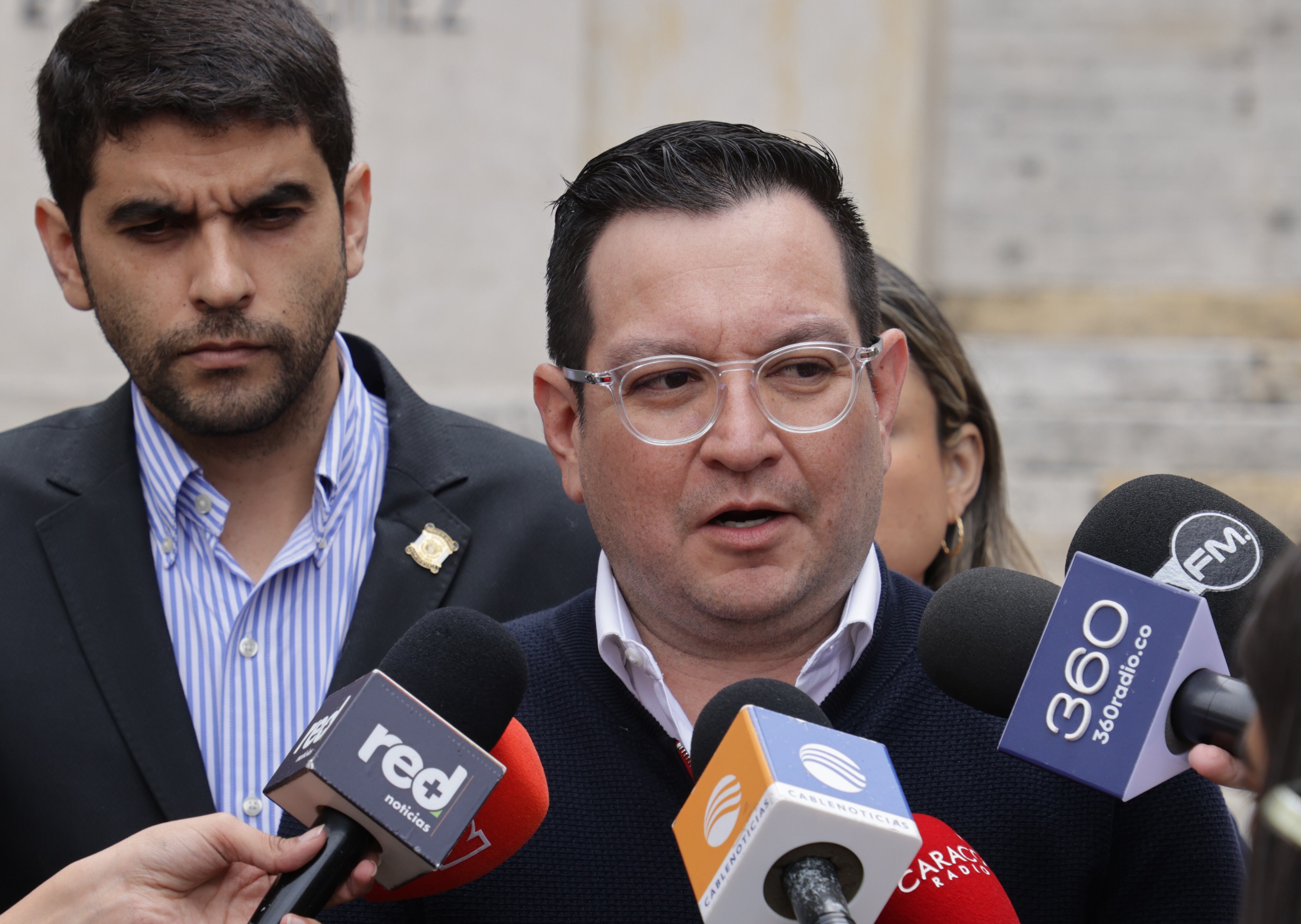 Rueda de prensa de  partidos de oposición sobre los  debates de moción de censura contra ministros del Gobierno de Gustavo Petro 
Bogota mayo 29 del 2024
Foto  Guillermo Torres Reina / Semana