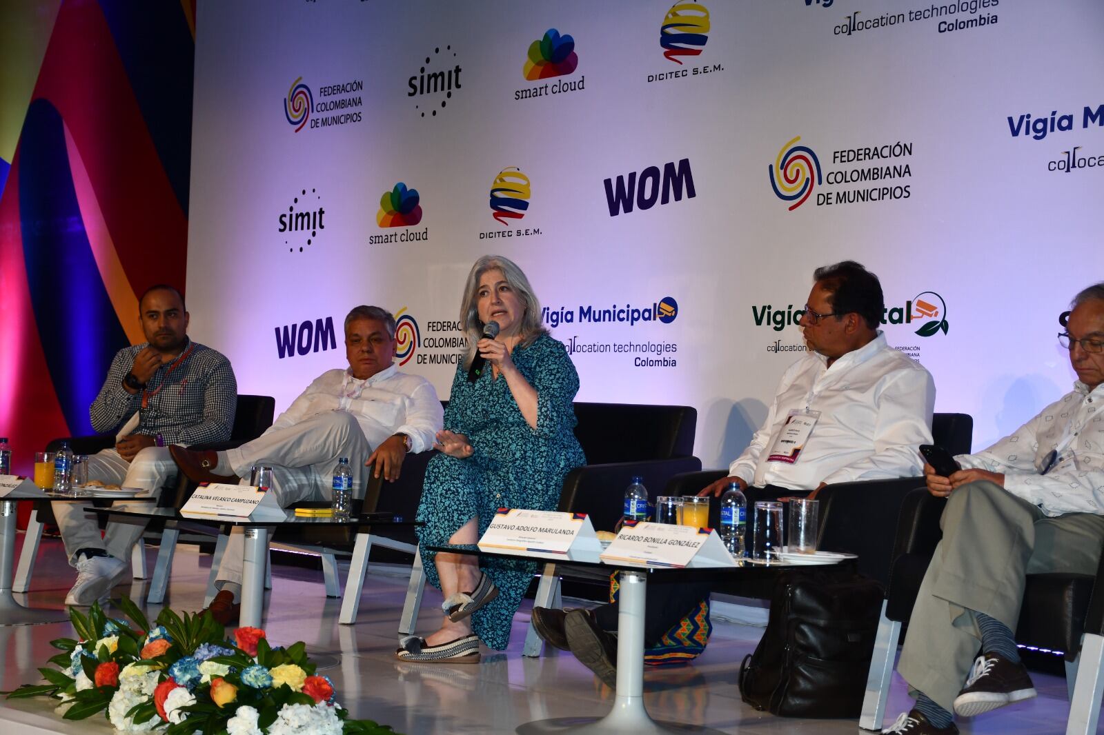 La ministra de Vivienda, Ciudad y Territorio, Catalina Velasco, participó en el Congreso Nacional de Municipios en Cartagena