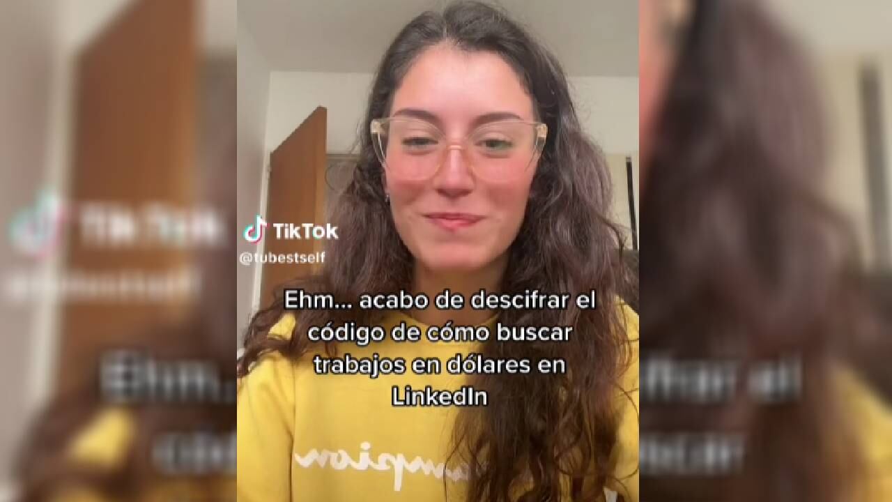 La 'tiktoker' mostró cómo sacar provecho a redes como LinkedIn.