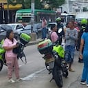 Sitio donde se registró la balacera en el norte de Barranquilla.