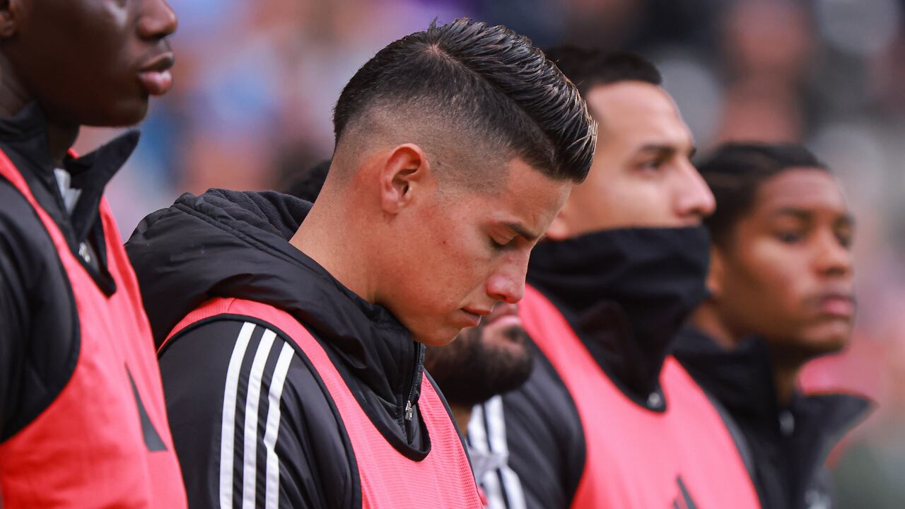 James Rodríguez, volante colombiano al servicio del Minnesota United de la MLS.