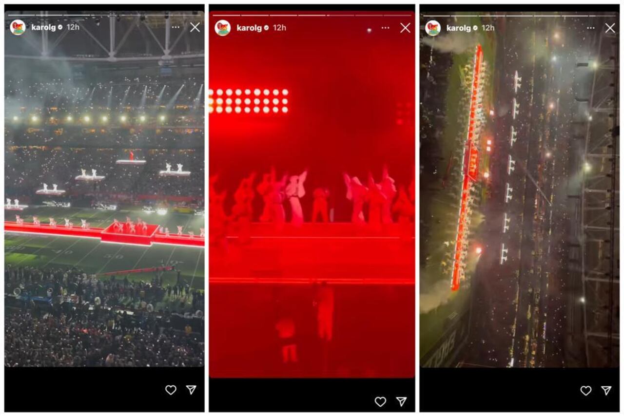 Karol G grabó el show de Rihanna