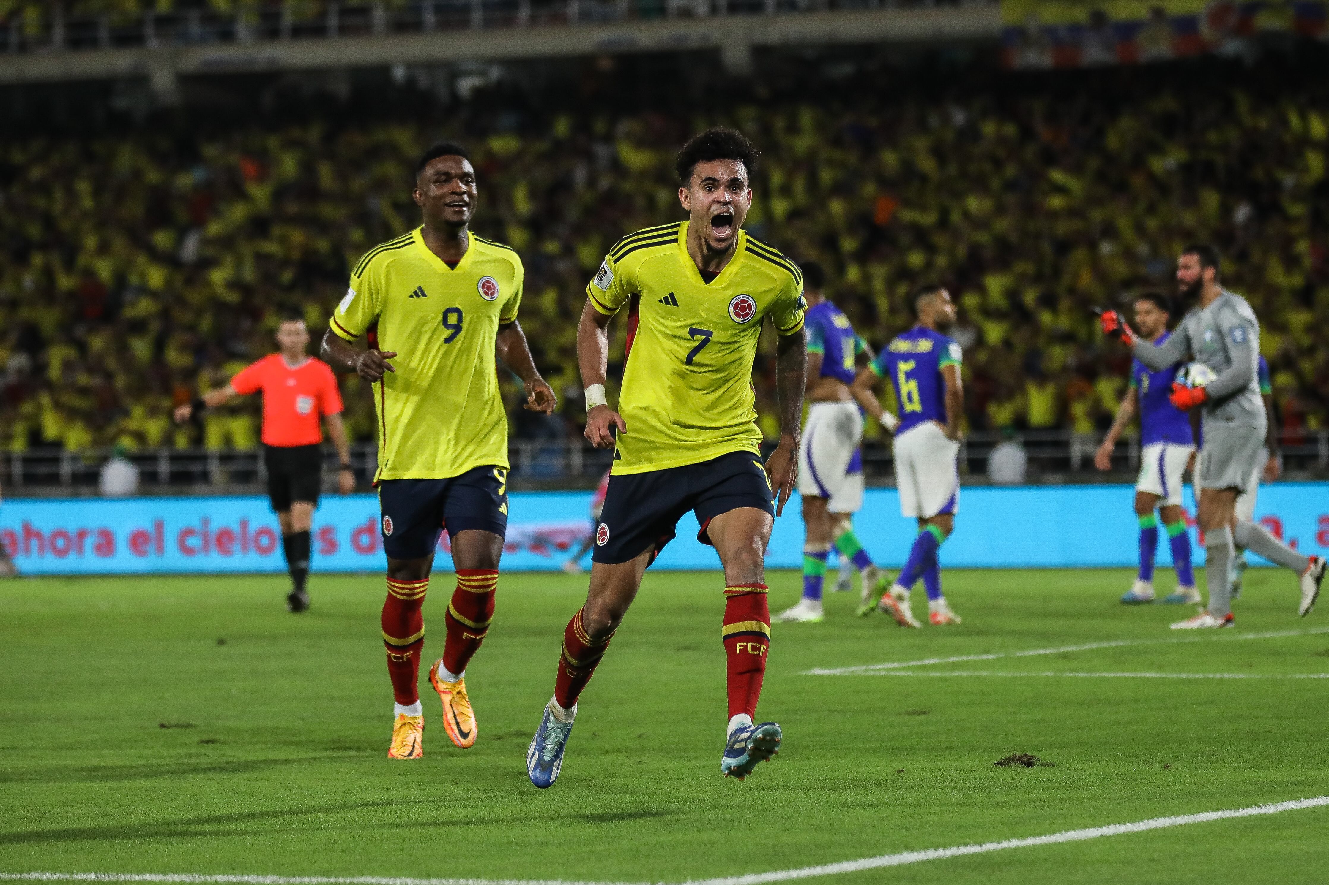 Partido Colombia vs Brasil en el estadio metropolitano de Barranquilla