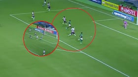 Los remates de Jhon Arias con Palmeiras