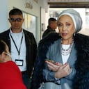 Piedad Córdoba en la Sala de Instrucción de la Corte Suprema de Justicia