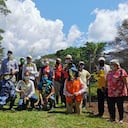 Beneficiarios del Incentivo Forestal Amazónico, del Núcleo de Desarrollo Los Puertos, veredas Puerto Polaco y Puerto Cubarro, Calamar (Guaviare).