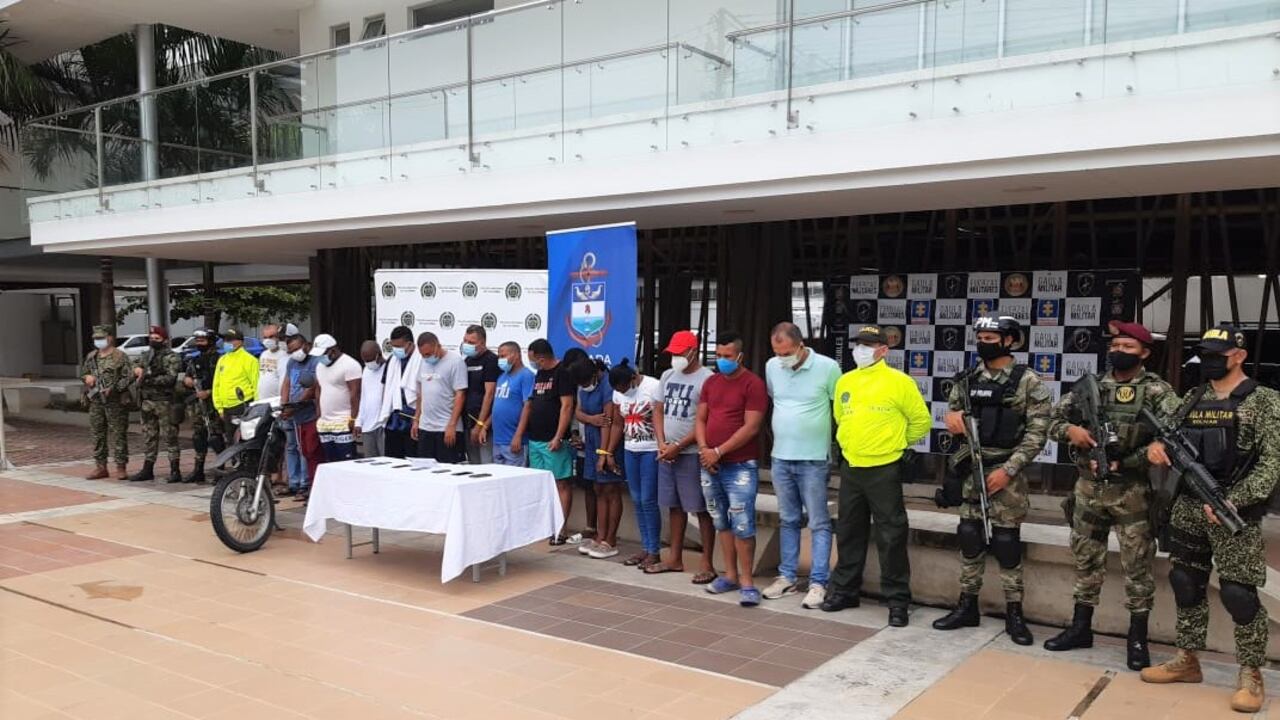 Nuevo golpe al Clan del Golfo: capturan a 18 personas en el Caribe