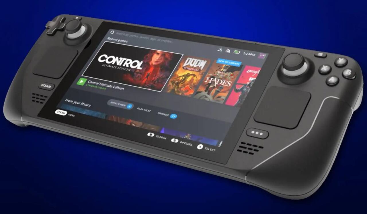 La Steam Deck es la consola portátil creada para los títulos del catalogo de Steam.