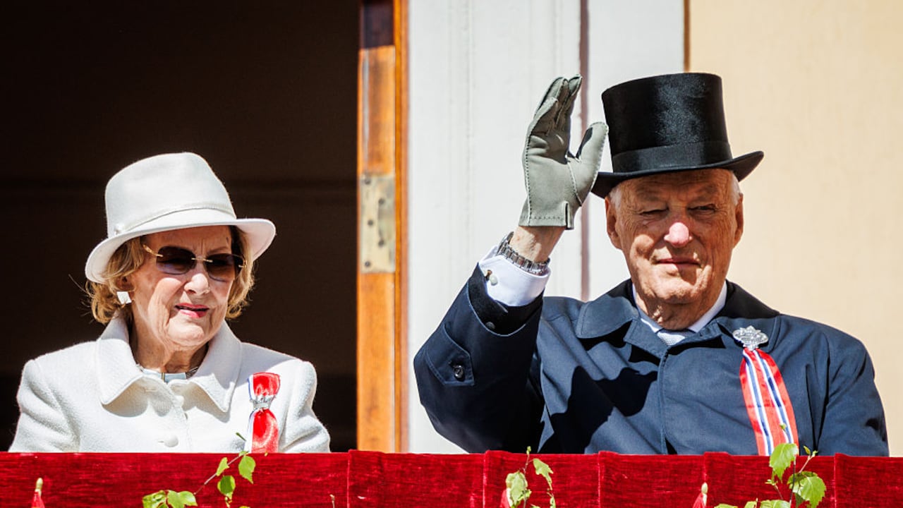 La reina Sonja y el rey Harald de Noruega (Photo by Per Ole Hagen/Getty Images)