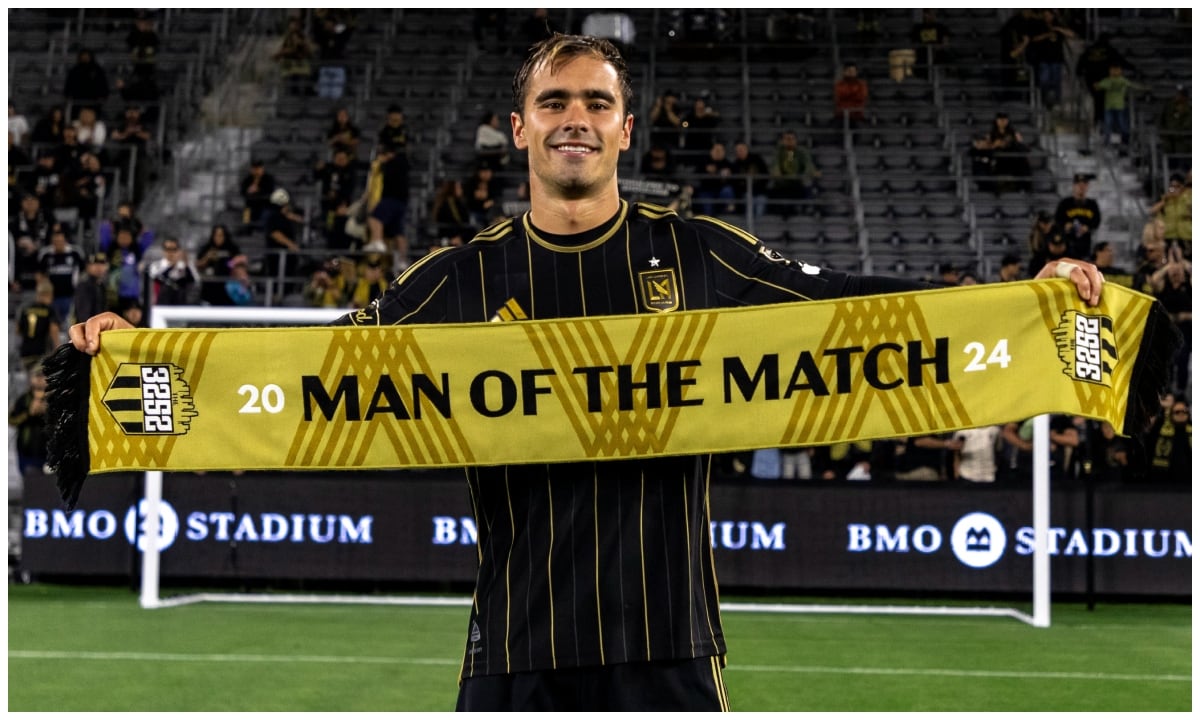 Tomás Ángel marcó su primer gol como titular con Los Ángeles F.C.