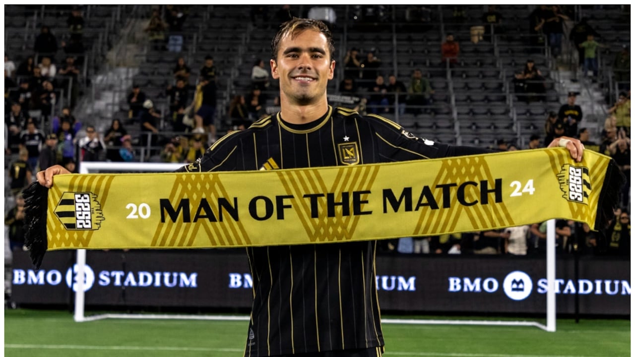 Tomás Ángel marcó su primer gol como titular con Los Ángeles F.C.