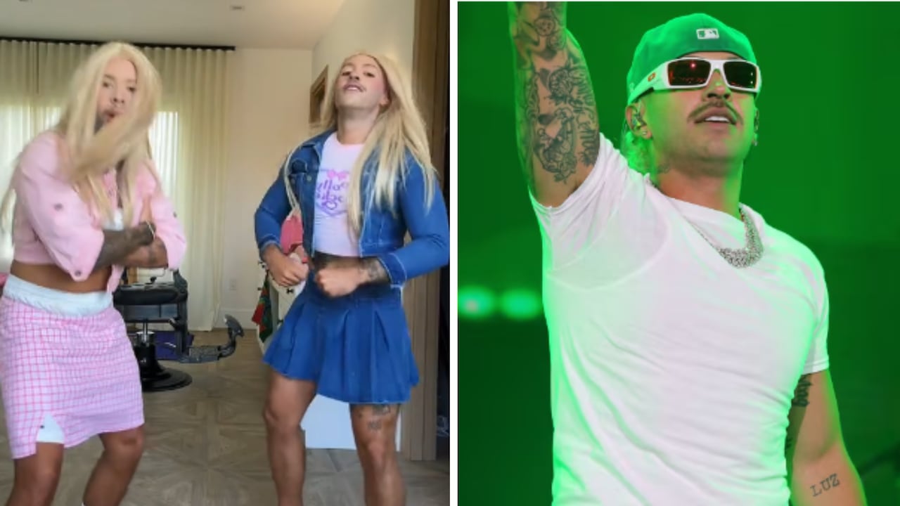 Feid sorprendió con su disfraz de '¿Y dónde están las rubias?'