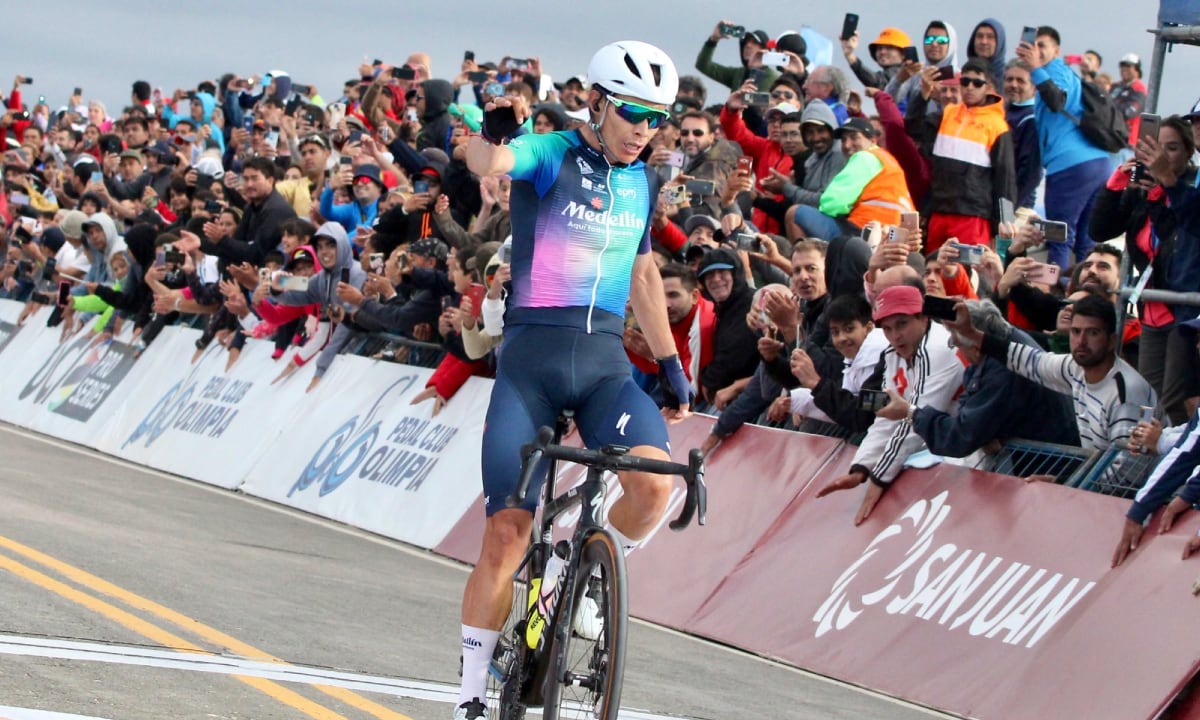 Miguel Ángel López. Foto: Twitter oficial Team Medellín EPM (@team_medellin)