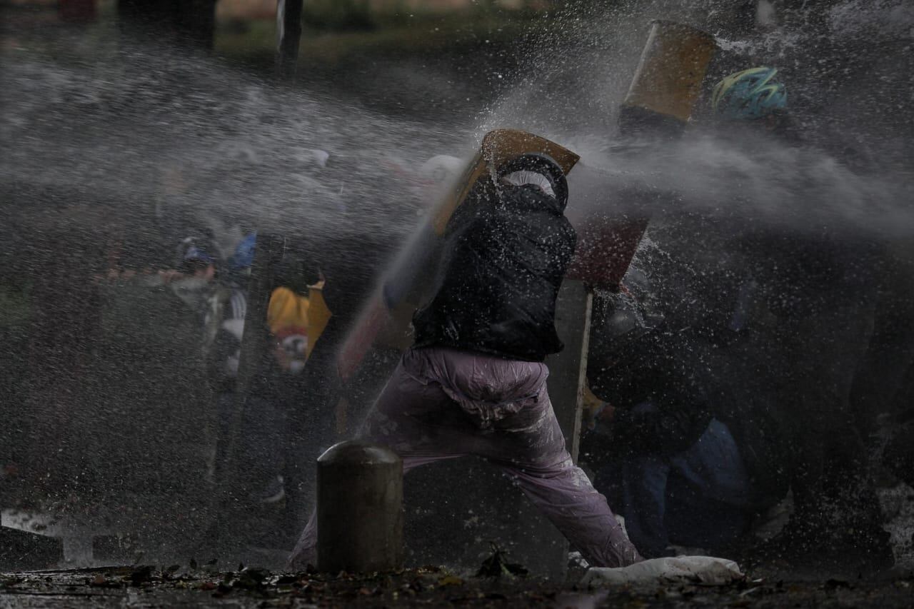 Paro Nacional toma de Bogotá calle 26 carrera 100 misak