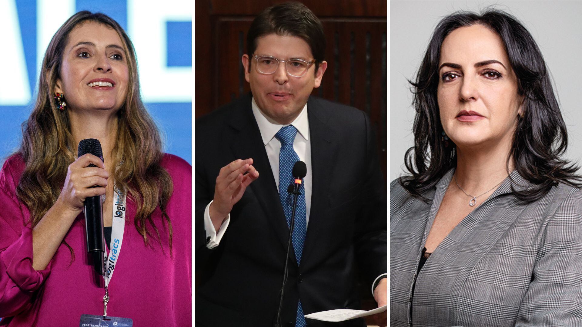 División al interior del partido Centro Democrático. Las senadoras María Fernanda Cabal y Paloma Valencia se mostraron en desacuerdo con el proceder de otro de los aspirantes a llevar la posta de la colectividad en la campaña presidencial del 2026, en este caso Miguel Uribe.