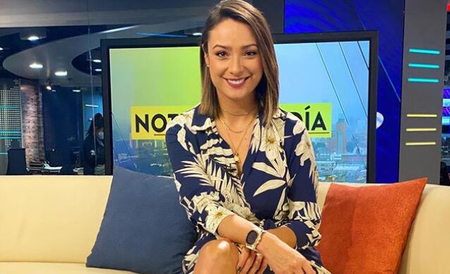 La presentadora Mónica Jaramillo.
