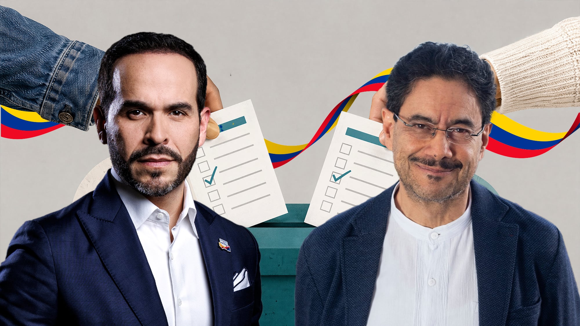 Abelardo de la Espriella e Iván Cepeda