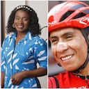 Rigoberto Urán, María Isabel Urrutia y Nairo Quintana