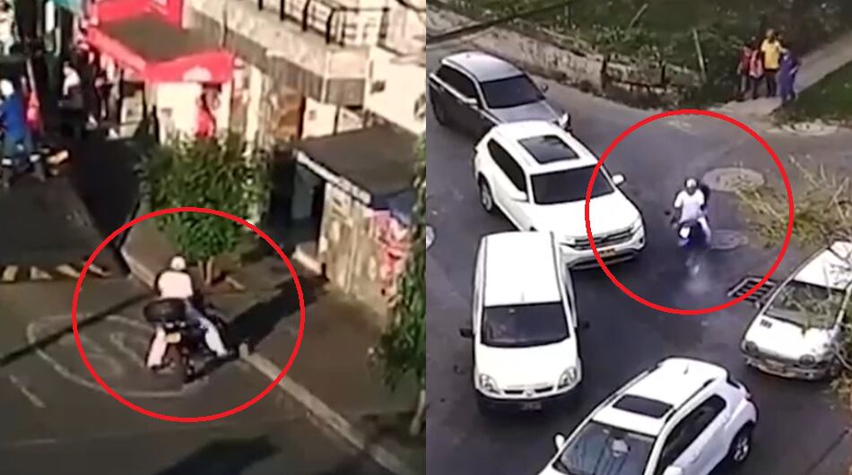 Hombre robó motocicleta de funcionario de la Secretaría de Movilidad de Envigado.