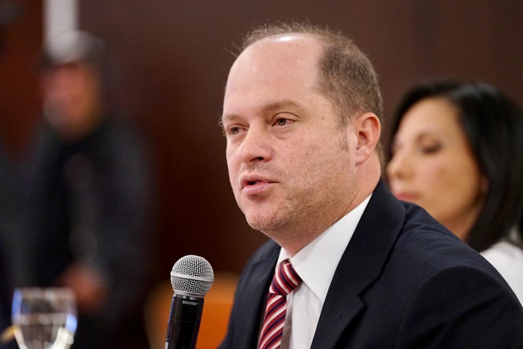 Héctor Olimpo Espinosa también es  presidente de la Federación Nacional de departamentos.