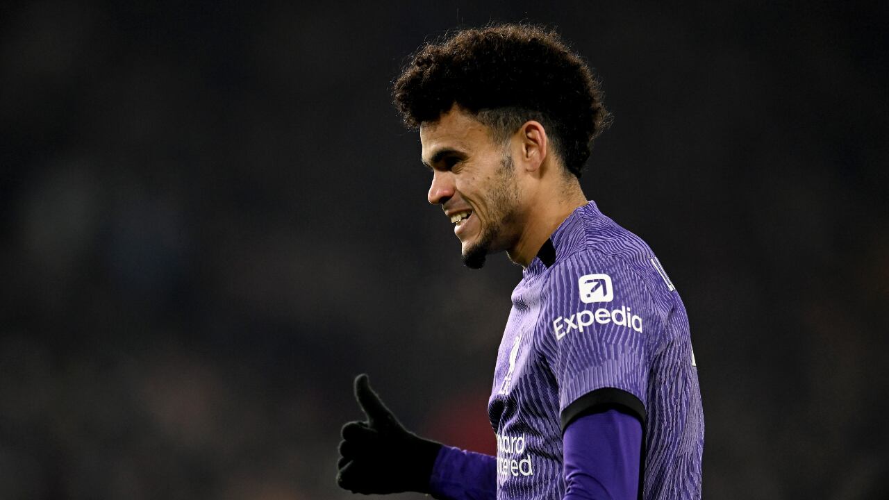 Luis Díaz, colombiano que juega para Liverpool.