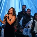 Rosalia durante su presentación en la 24a entrega anual del Latin Grammy en Sevilla, España, el jueves 16 de noviembre de 2023. (Foto José Bretón/Invision/AP)