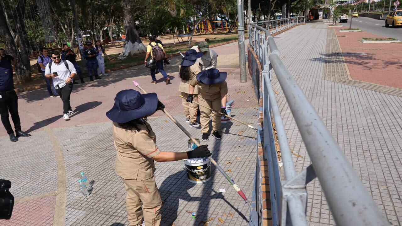 Privados de la Libertad realizan servicio comunitario en Bucaramanga