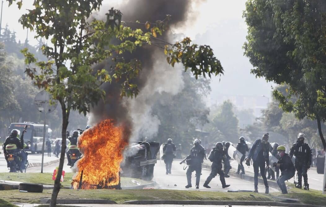 Los alternados entre fuerza pública y manifestantes se han vuelto recurrentes en medio de las manifestaciones. 
