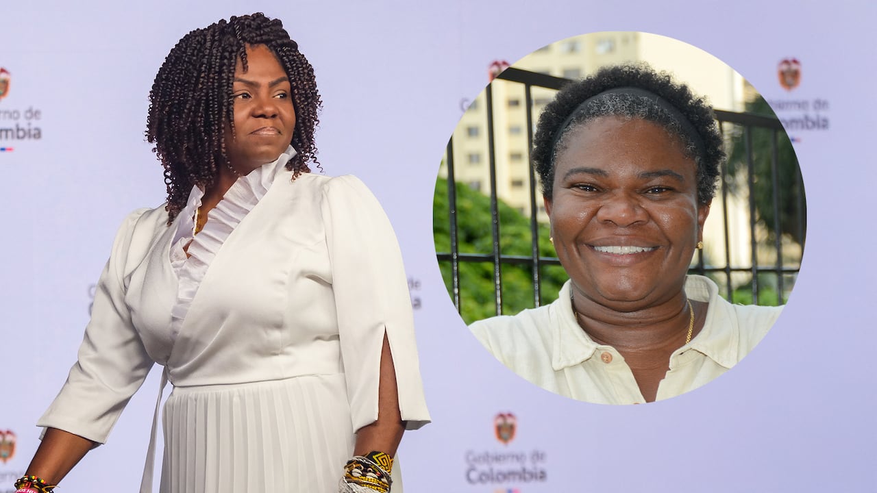 Francia Márquez y la secretaria de Paz de Cali, Johana Caicedo.