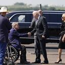 Joe Biden viajó este domingo, en compañía de la primera dama a Uvalde, Texas