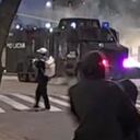 Vandalismo en Medellín en el marco de la conmemoración del estudiante caído.