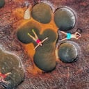 Las Gachas, un lugar conocido popularmente como el Caño Cristales santandereano.