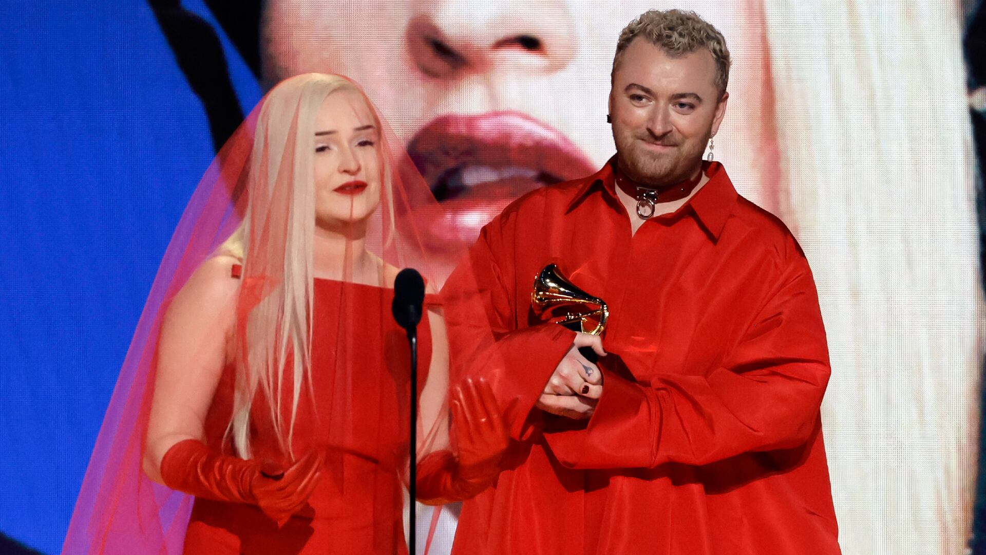 Sam y Kim ganaron el Grammy y lo dedicaron a la comunidad LGBTI+. Foto: Getty Images - Kevin Winter.