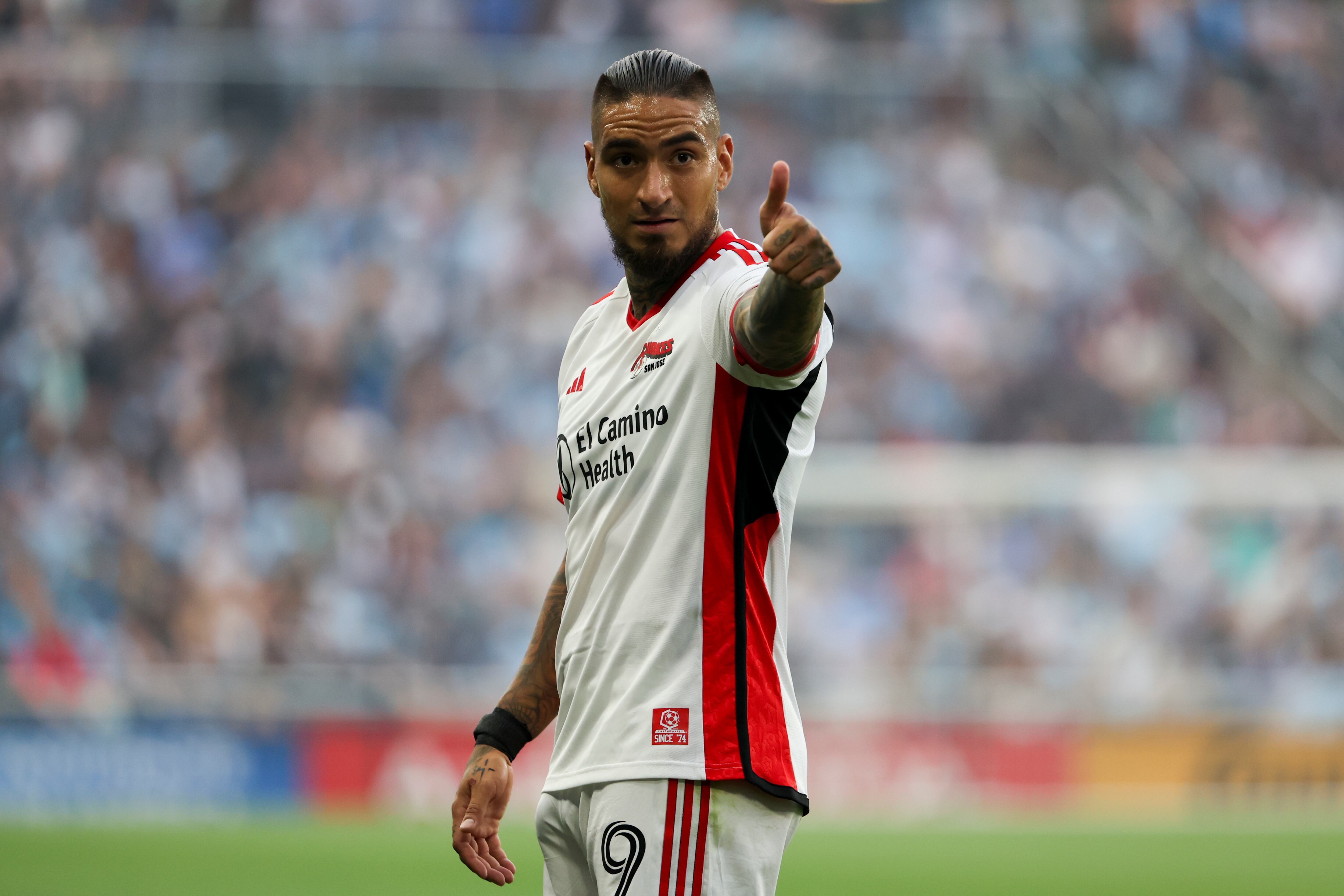 Cristian Arango, colombiano al servicio de San Jose Earthquakes.