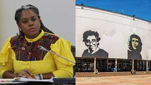 Aurora Vergara, ministra de Educación, y la Universidad Nacional de Colombia.