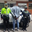 Hombre detenido por el delito de hurto.