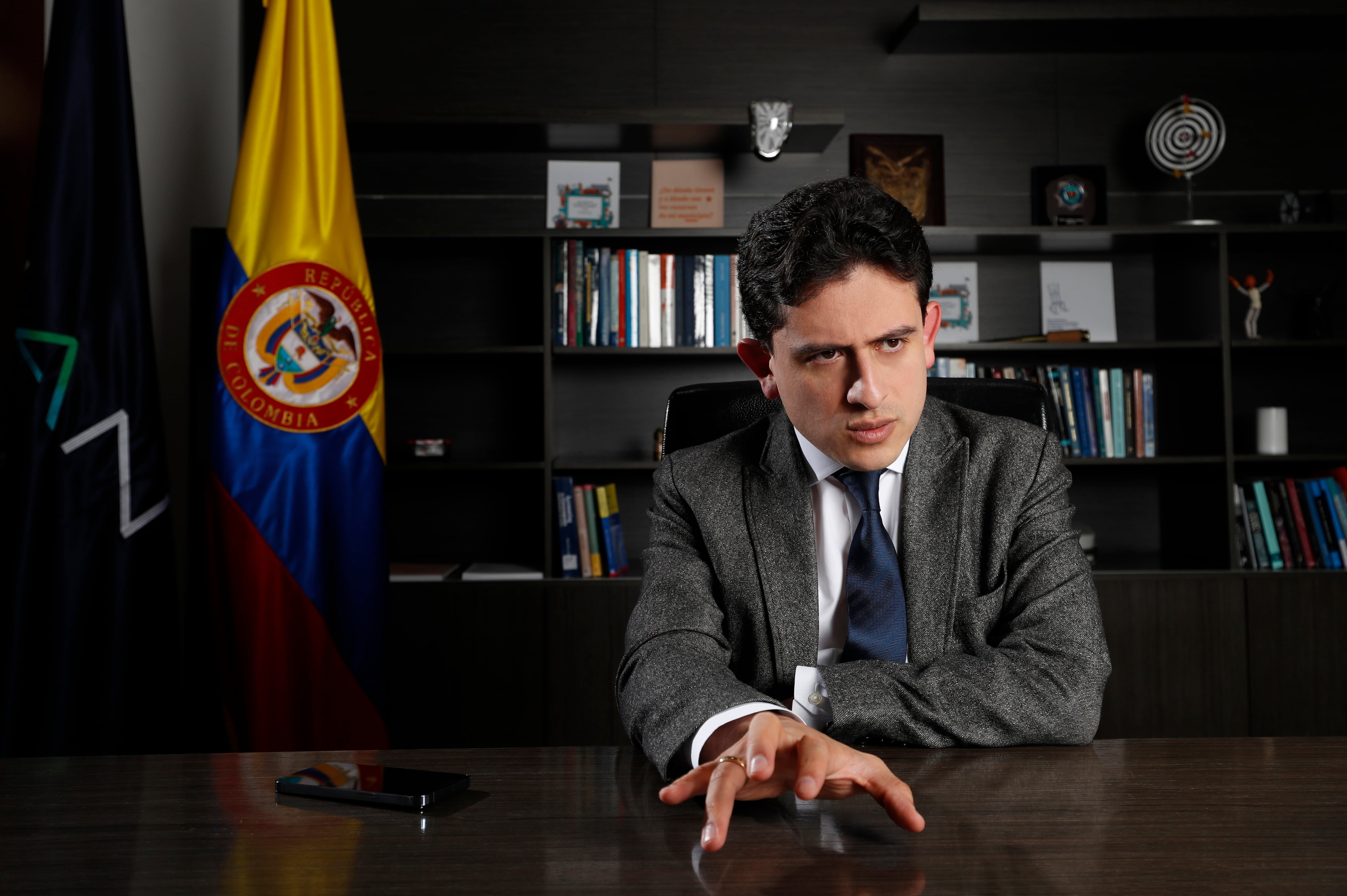 Luis Carlos Reyes 
director de la DIAN
Bogota sept 14 del 2022
Foto Guillermo Torres Reina / Semana