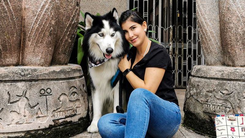 Elizabeth Noreña viajará a Luxor en septiembre como parte de un equipo multidisciplinar. Crédito: MAUI GARCÍA. Cortesía de la BBC