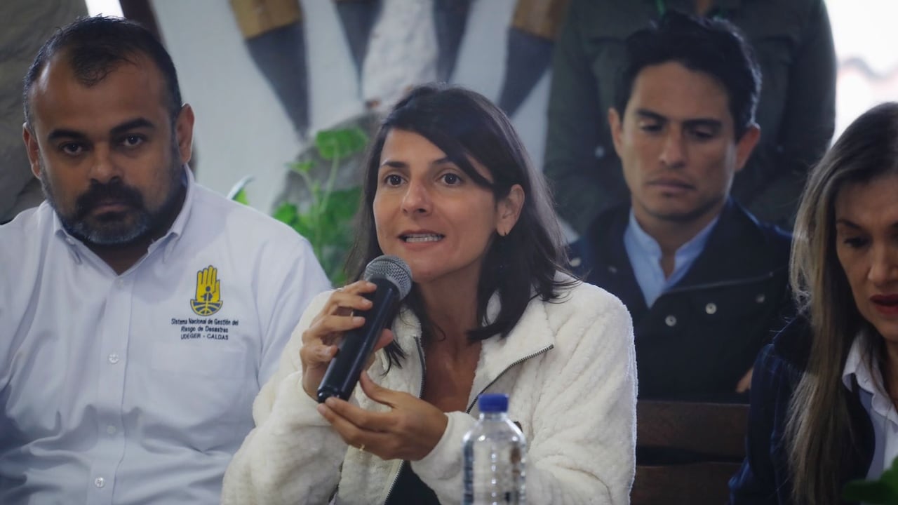 Irene Vélez, ministra de Minas y Energía, en el PMU por la emergencia del gas.