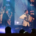 Lizandro Meza y Aterciopelados el 14 de abril de 2008 en los premios Nuestra Tierra. FOTO: Gerardo GOMEZ JETSET.COM