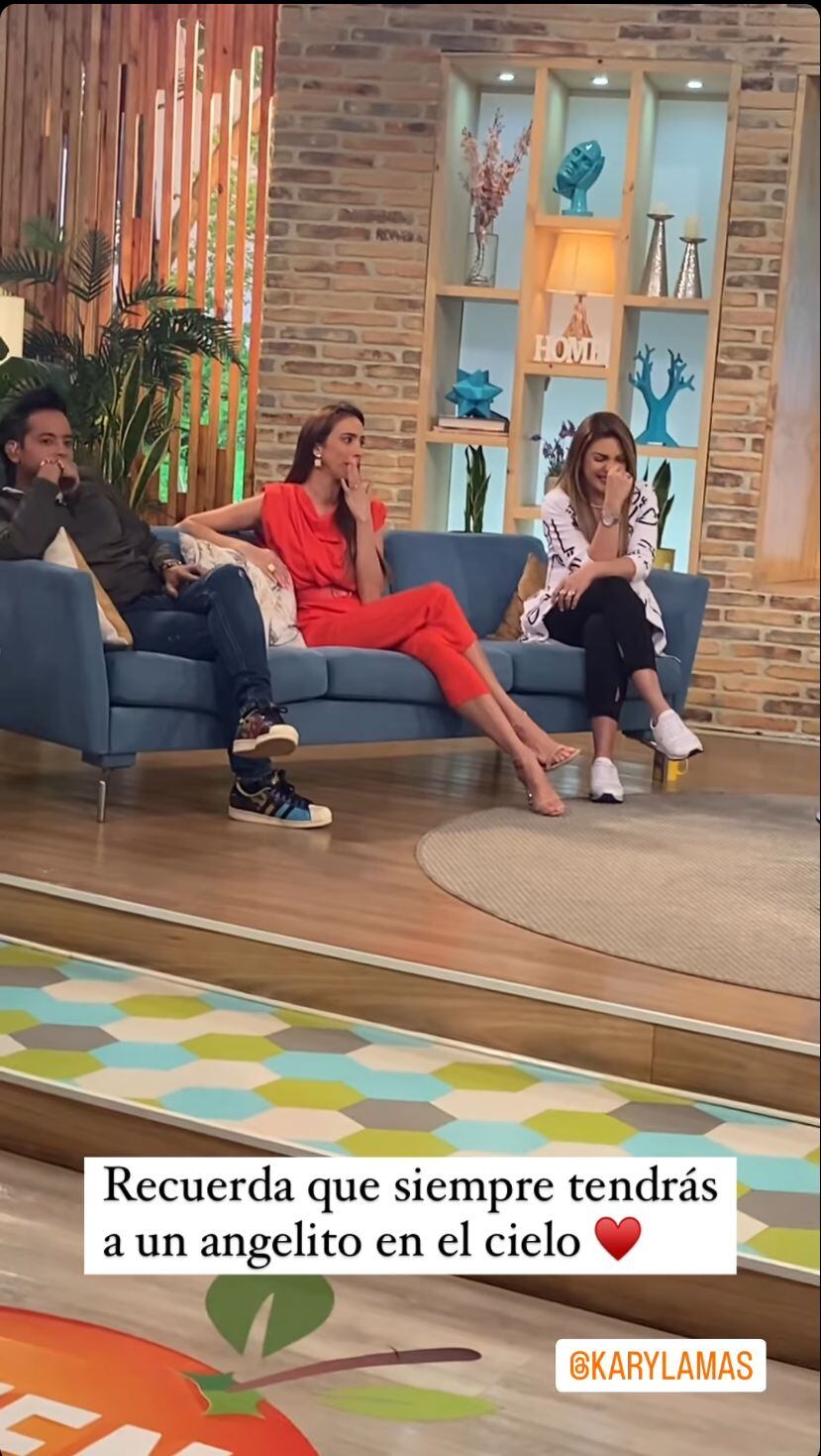 La presentadora rompió en llanto al ver la sorpresa que le tenían.