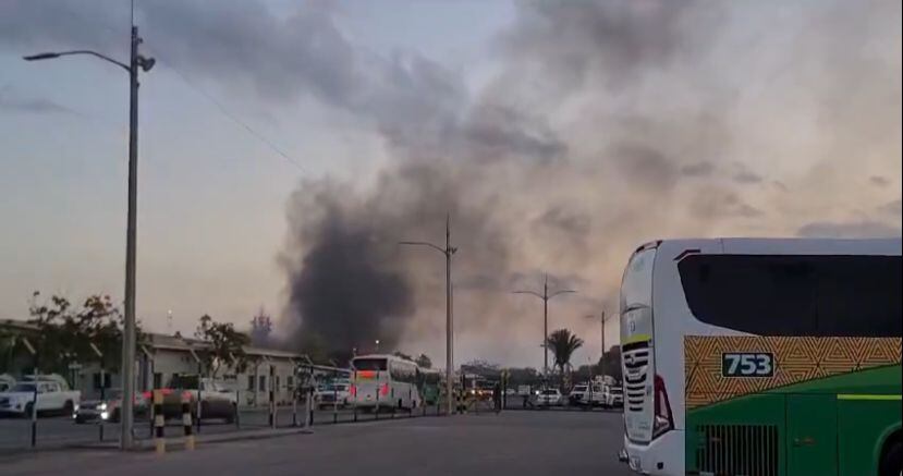 Incendio en Cerrejón