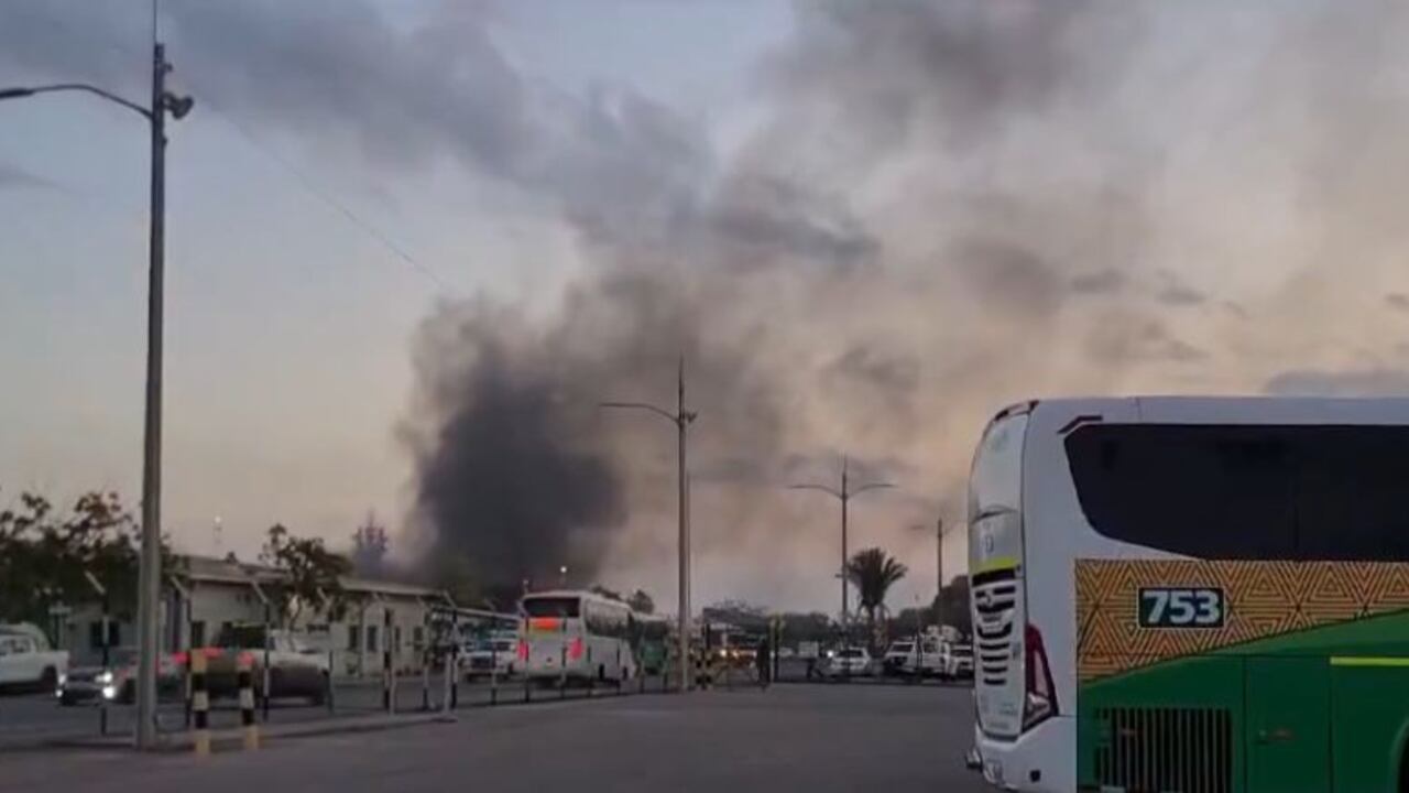 Incendio en Cerrejón