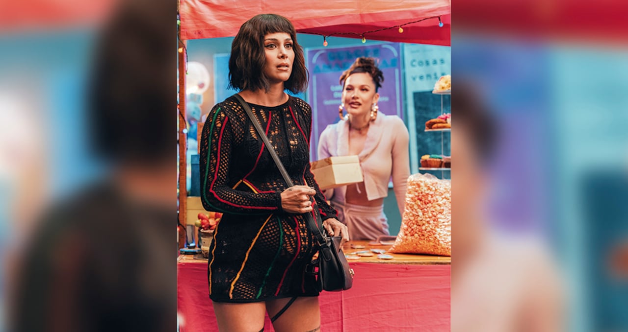 Yeliana, alter ego de Greeicy, en el video musical de Que me quiera. Lo grabó estando embarazada.