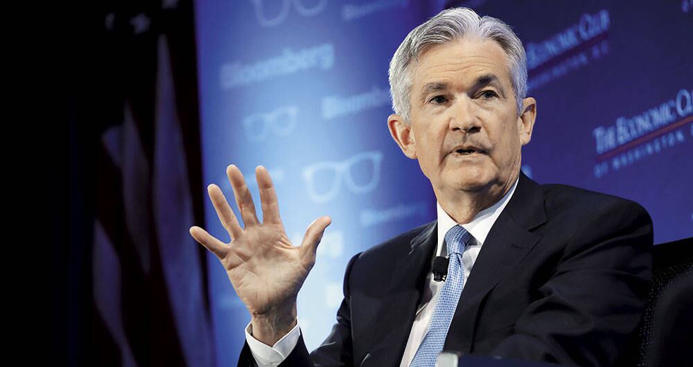 Jerome Powel Presidente de la FED. El aumento de 3,2% del PIB de EE.UU. en el primer trimestre sorprendió.